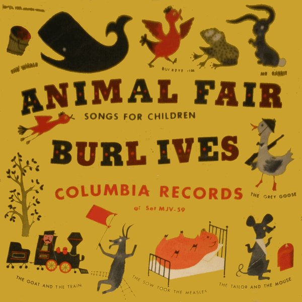 Album cover art for "Mr. Rabbit" by Burl Ives
