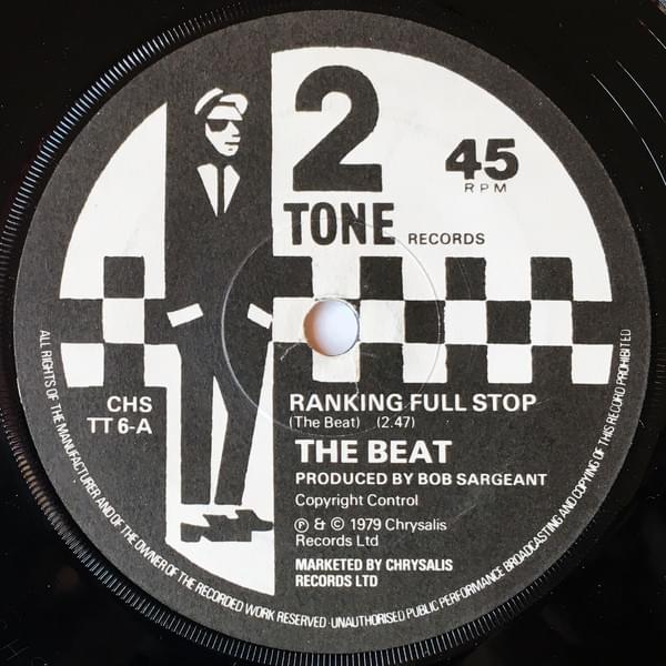 Album cover art for "Ranking Full Stop" by ​The Beat