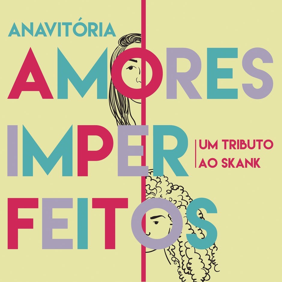 Album cover art for "Amores Imperfeitos" by ANAVITÓRIA