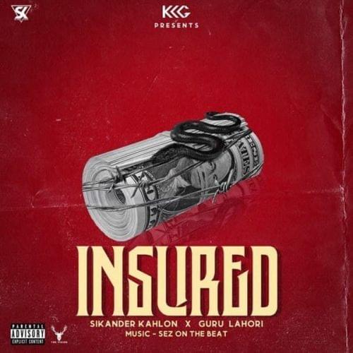 Album cover art for "Insured" by Sikander Kahlon & Guru Lahori