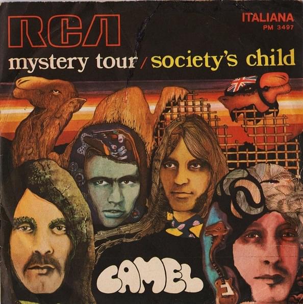 Album cover art for "Mystery Tour" by Camel