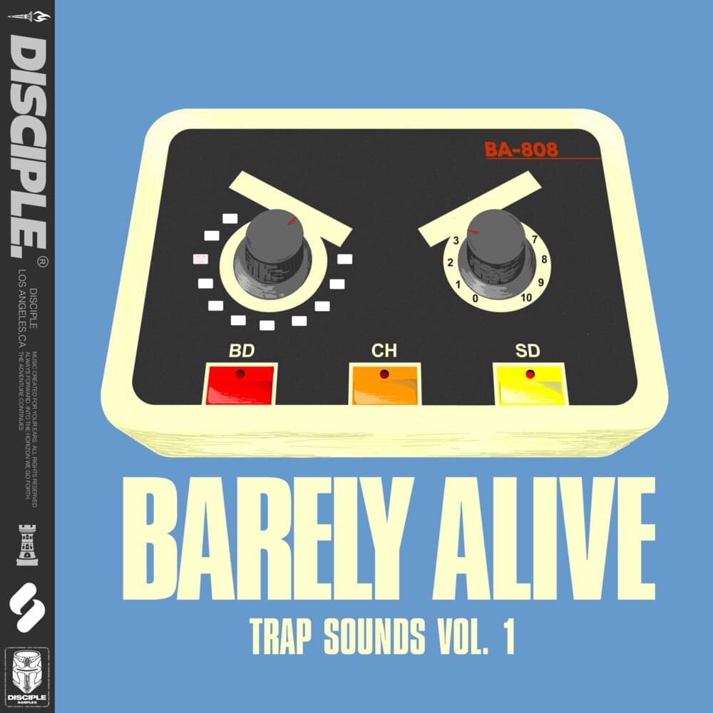 Album cover art for "Trap Sounds Vol. 1 [Sample Pack Demo]" by BARELY ALIVE