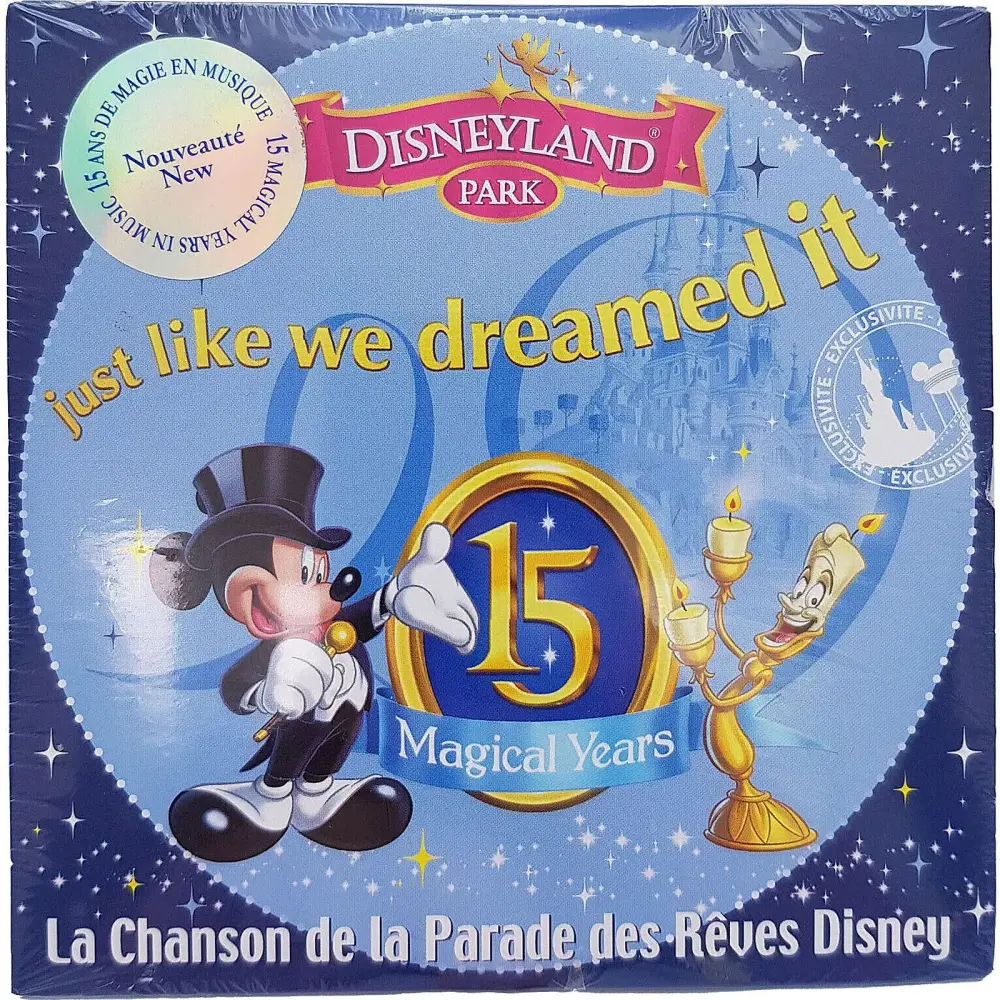 Album cover art for "Just Like We Dreamed It" by Cast – Disneyland Paris