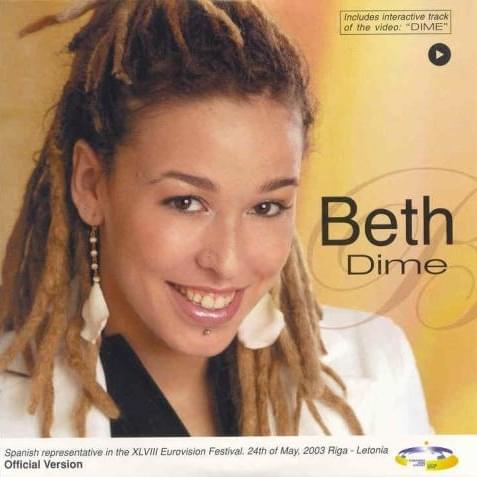 Album cover art for "Dime" by Beth (ESP)