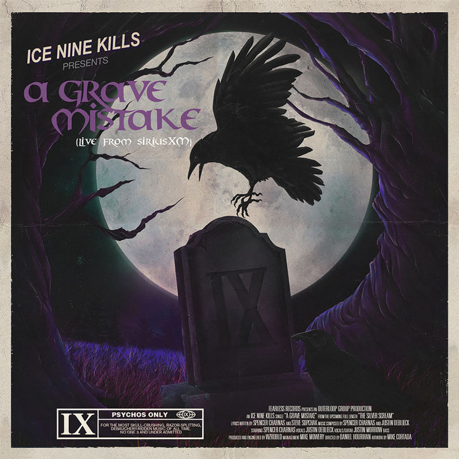 Album cover art for "A Grave Mistake (Live From SiriusXM)" by Ice Nine Kills