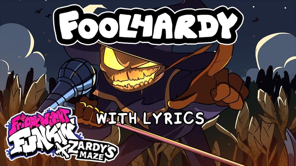 Album cover art for "Foolhardy WITH LYRICS - Friday Night Funkin’ VS Zardy Mod Cover [HALLOWEEN SPECIAL]" by Juno Songs