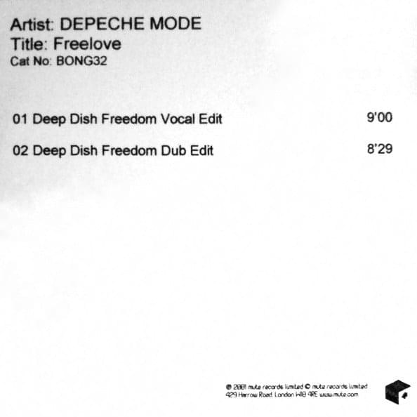 Album cover art for "Freelove [Freedom Dub Edit]" by Depeche Mode