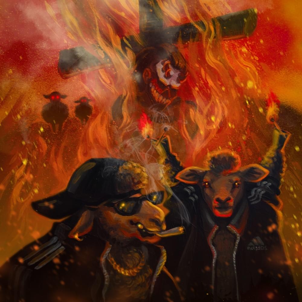 Album cover art for "Lzhi mudrec" by HUNGRY