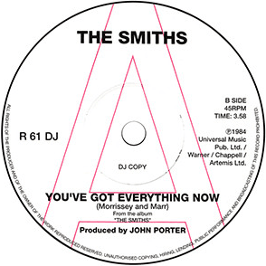 Album cover art for "You’ve Got Everything Now" by The Smiths