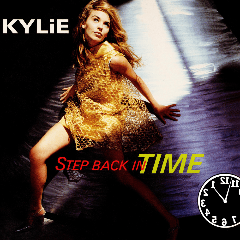 Album cover art for "Step Back in Time" by Kylie Minogue