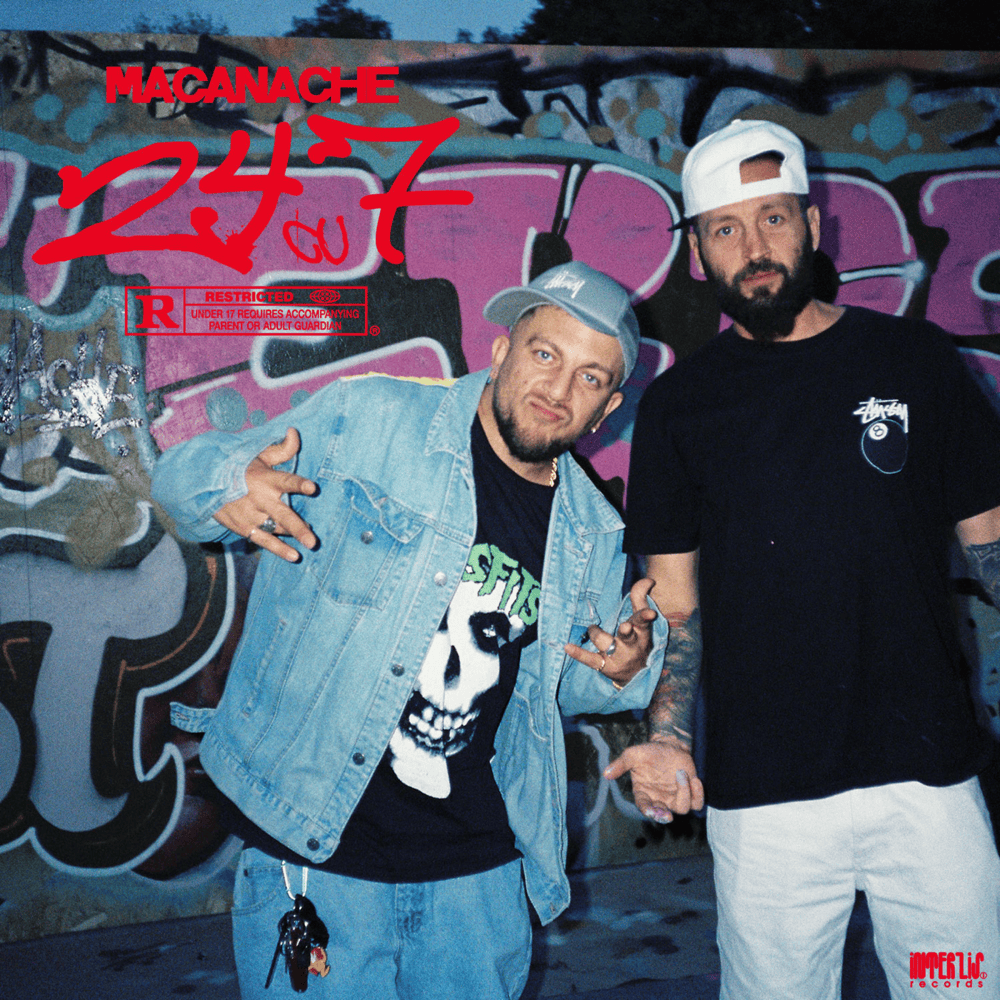 Album cover art for "24 cu 7" by Macanache