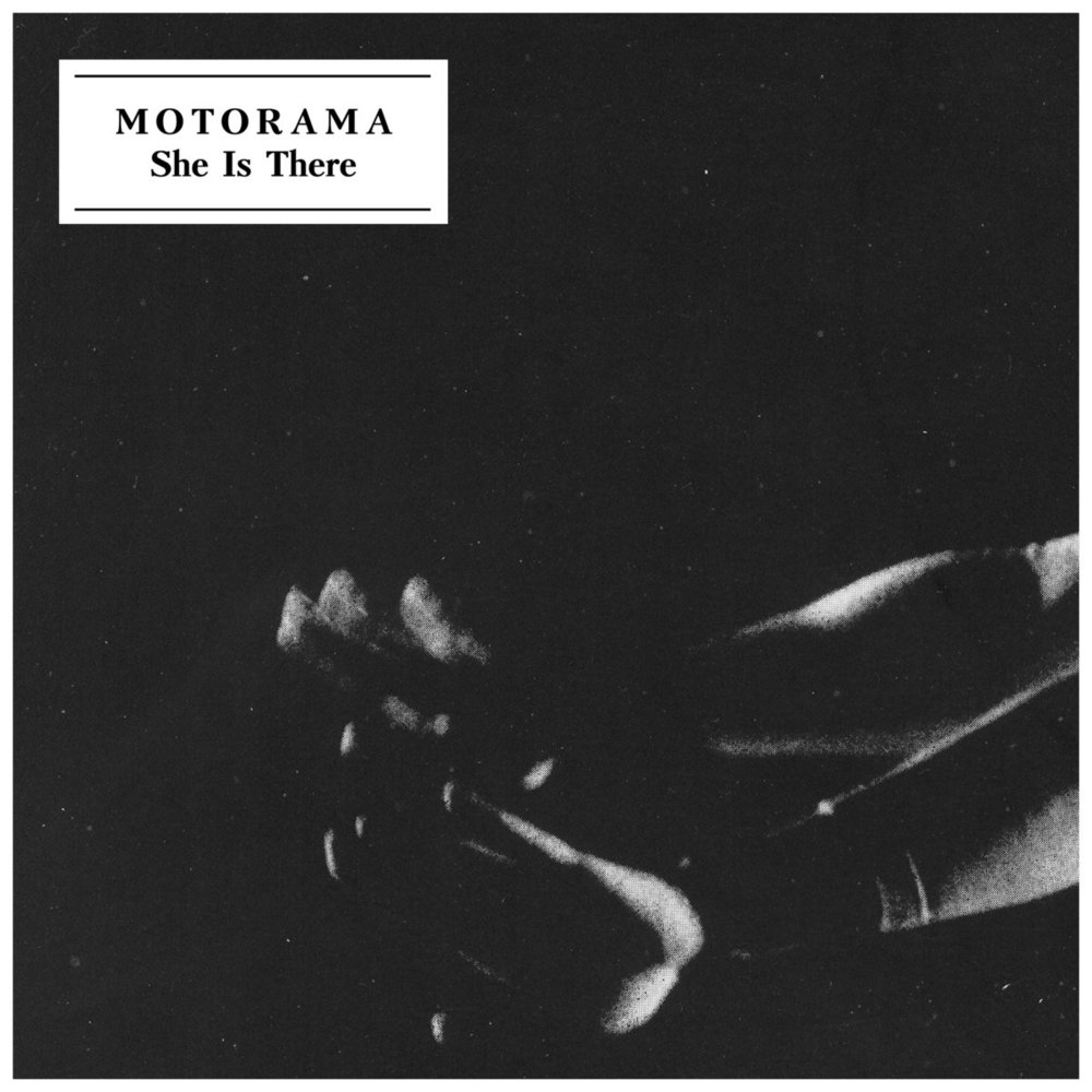 Album cover art for "She Is There" by Motorama