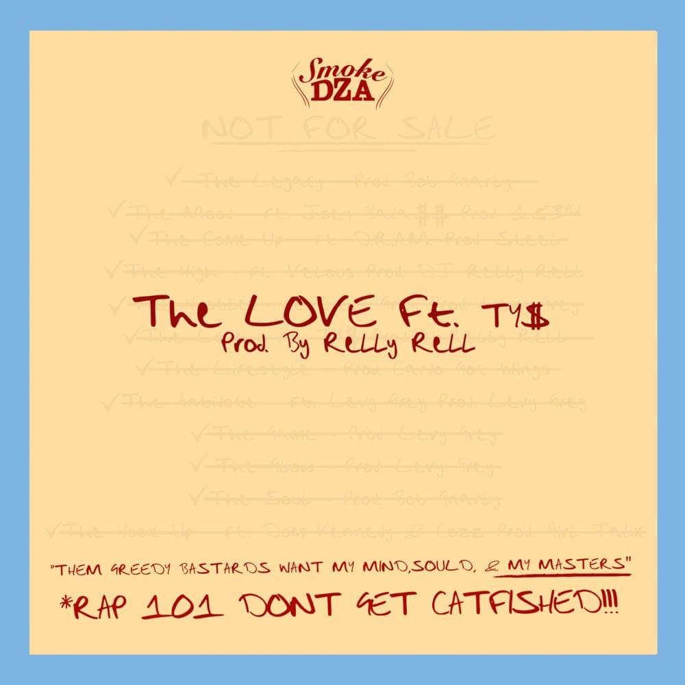 Album cover art for "The Love" by Smoke DZA & Ty Dolla $ign