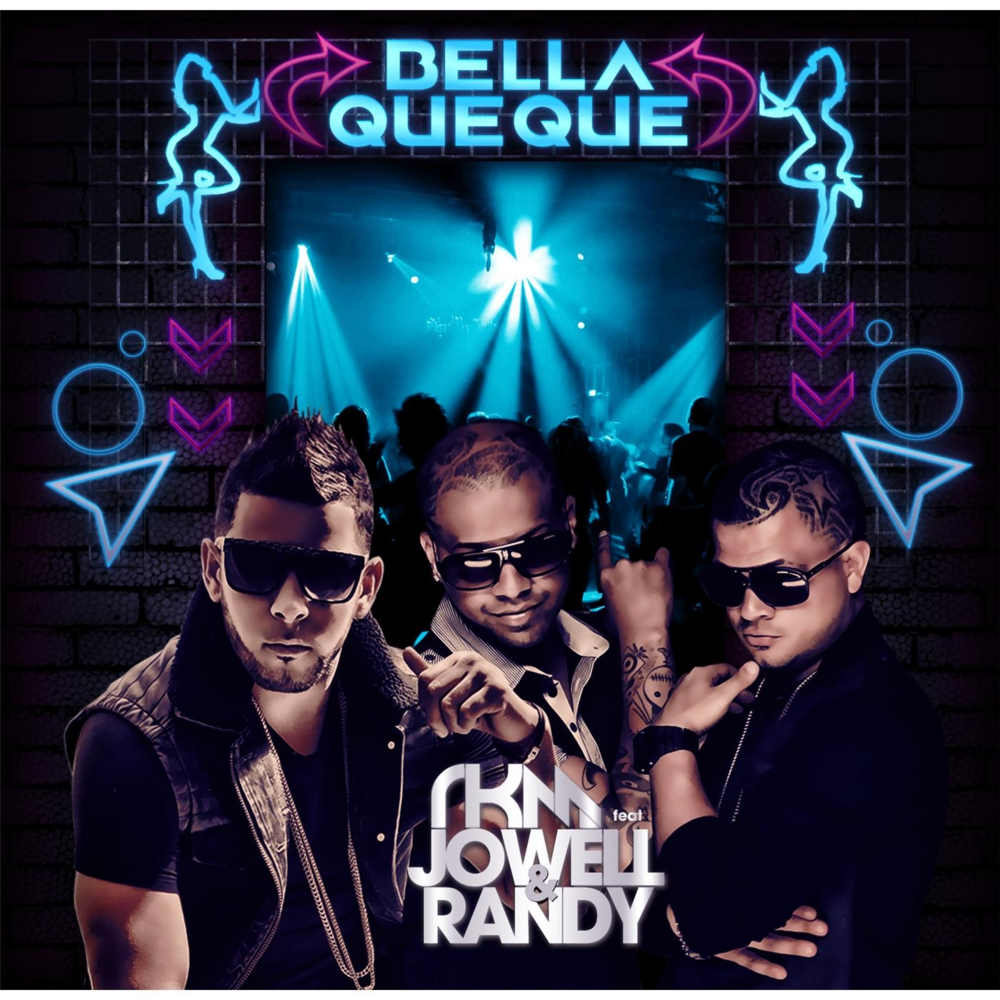 Album cover art for "Bella Que Que" by Jowell & Randy