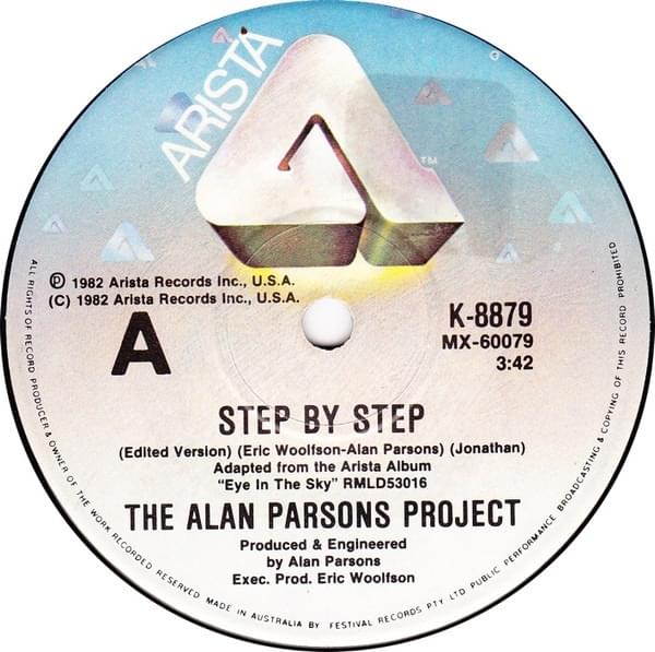 Album cover art for "Step by Step" by The Alan Parsons Project