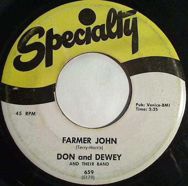 Album cover art for "Farmer John" by Don & Dewey