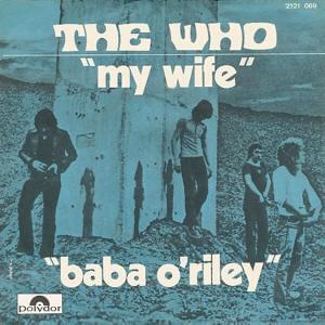 Album cover art for "My Wife" by The Who