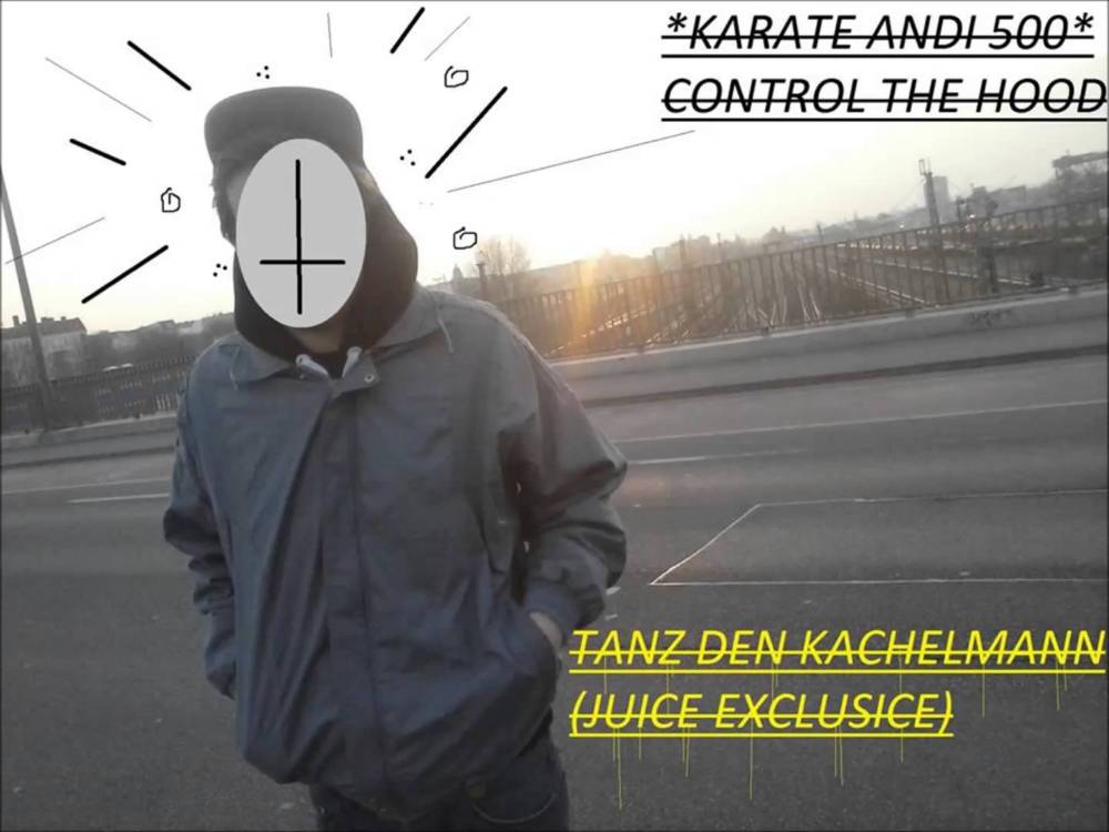 Album cover art for "Tanz den Kachelmann" by Karate Andi