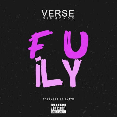 Album cover art for "FU iLY" by Verse Simmonds