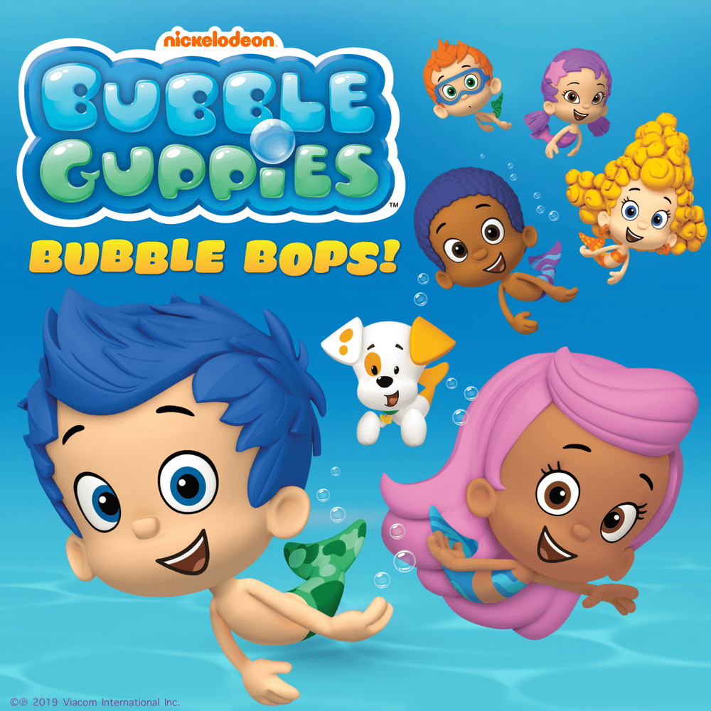Album cover art for "Superheroes!" by Bubble Guppies Cast