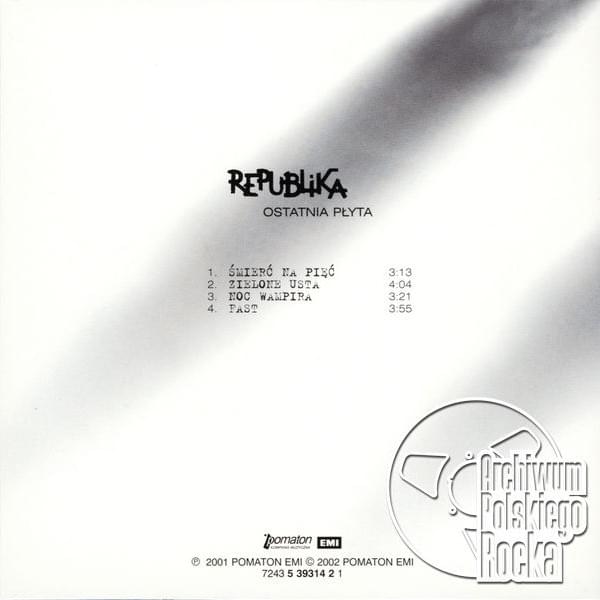 Album cover art for "Zielone usta" by Blue Café