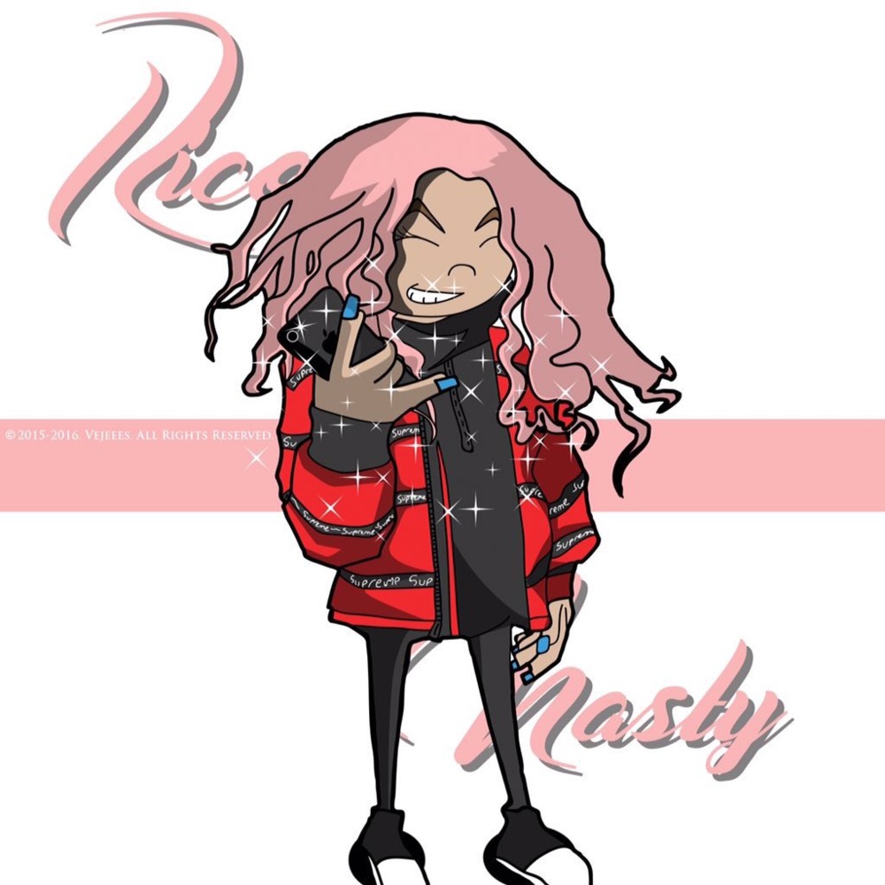 Album cover art for "Moves" by Rico Nasty