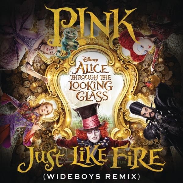 Album cover art for "Just Like Fire (Wideboys Remix)" by Much