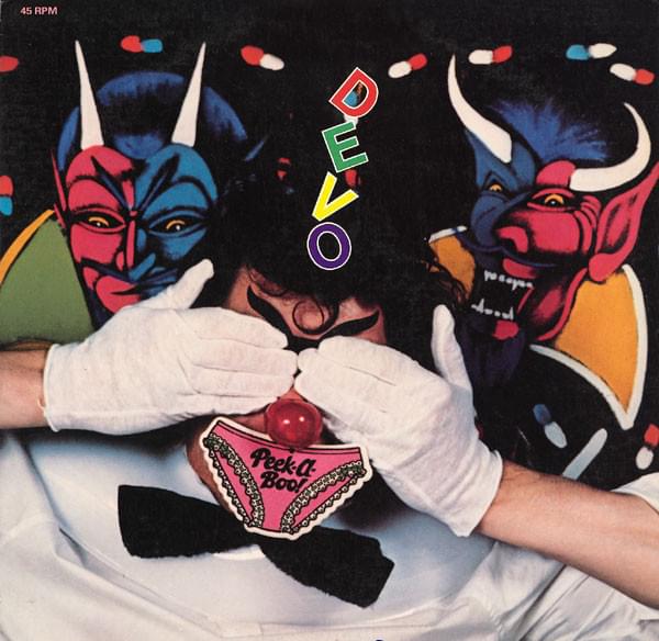Album cover art for "Peek-a-Boo!" by Devo