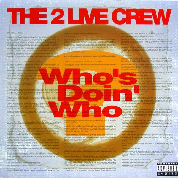 Album cover art for "Who’s Fuckin’ Who" by 2 Live Crew