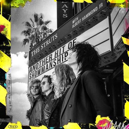 Album cover art for "Another Hit of Showmanship" by The Struts & Albert Hammond Jr.