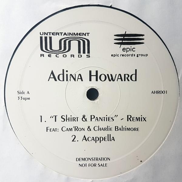 Album cover art for "T-Shirt & Panties (Remix)" by Adina Howard & Charli Baltimore & Cam’ron