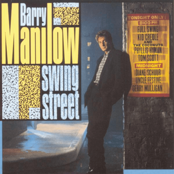 Album cover art for "Hey Mambo" by Barry Manilow & Kid Creole and The Coconuts