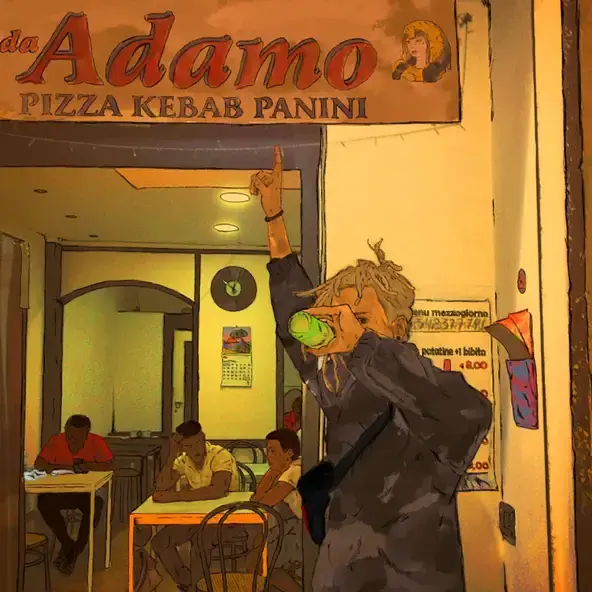 Album cover art for "Il Ballo dello Straniero" by Sayf