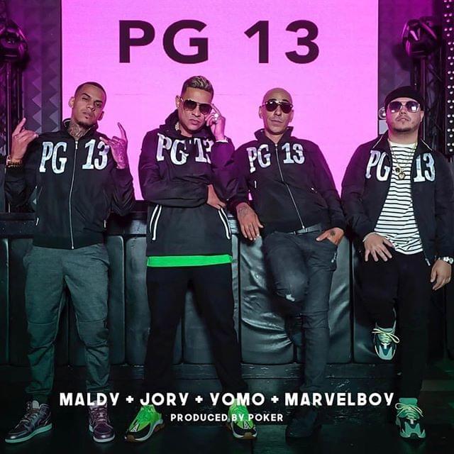 Album cover art for "PG 13" by Maldy & Yomo