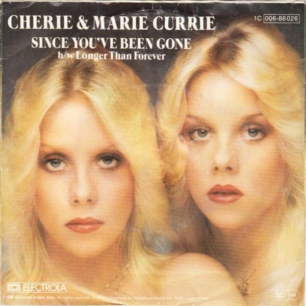 Album cover art for "Longer Than Forever" by Cherie and Marie Currie