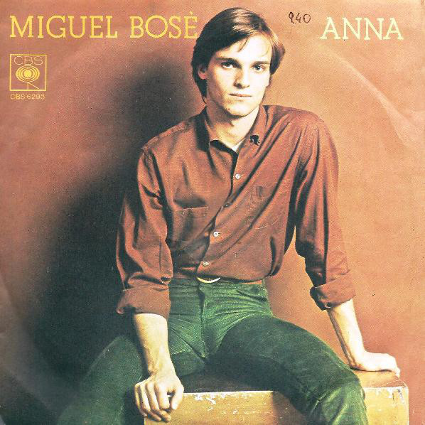 Album cover art for "Anna" by Miguel Bosé