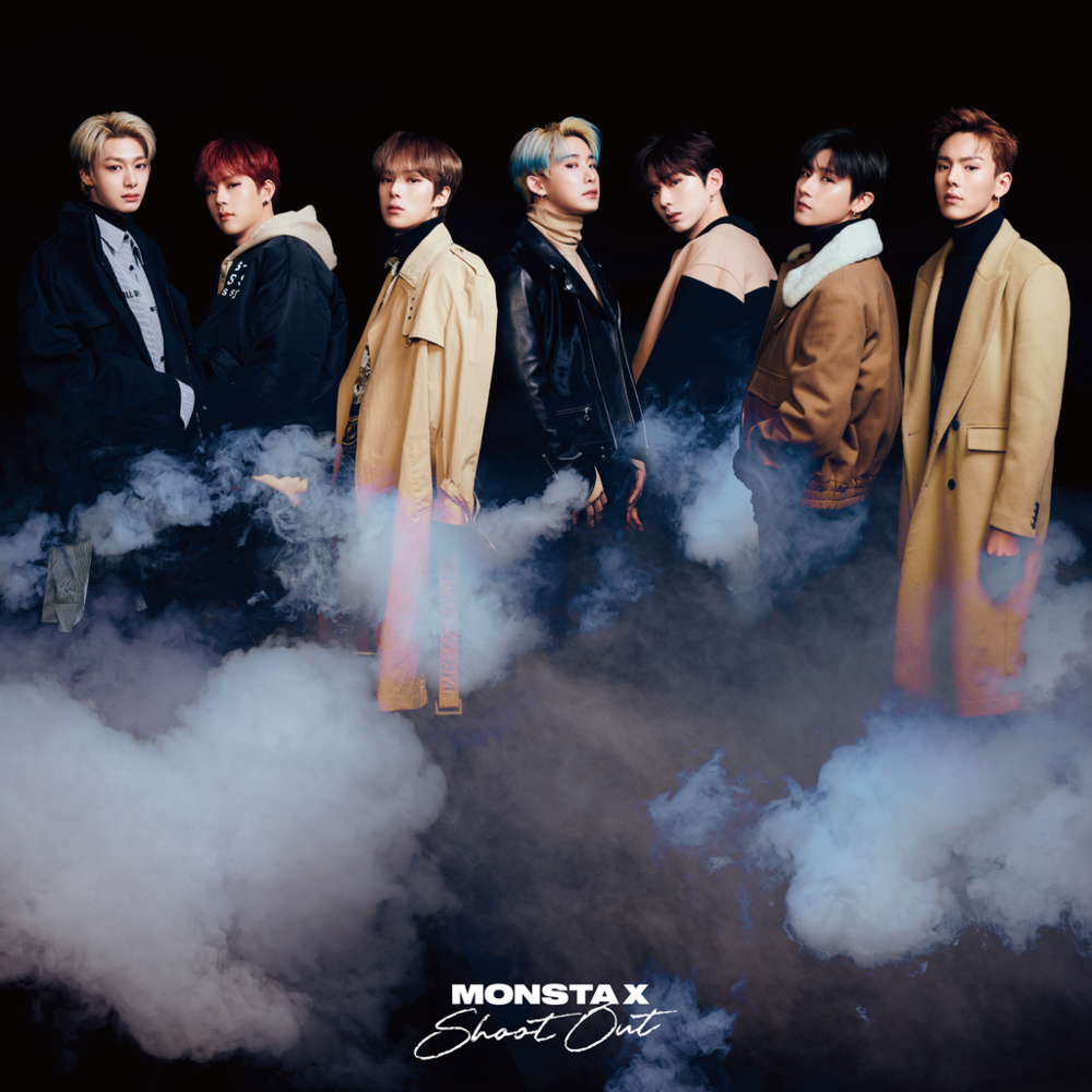 Album cover art for "FLASH BACK" by MONSTA X