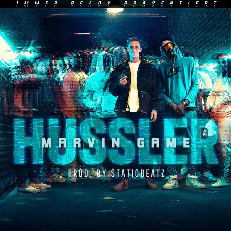 Album cover art for "Hussler" by Marvin Game