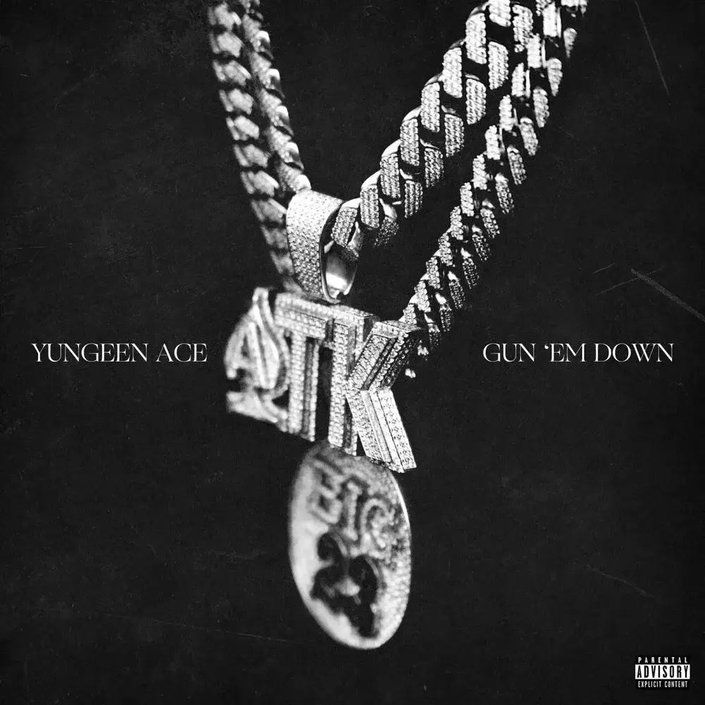 Album cover art for "Gun Em Down" by Yungeen Ace