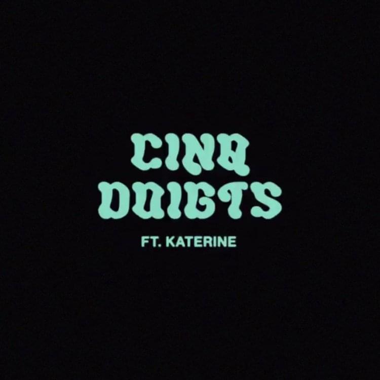 Album cover art for "Cinq doigts" by Lomepal & Philippe Katerine