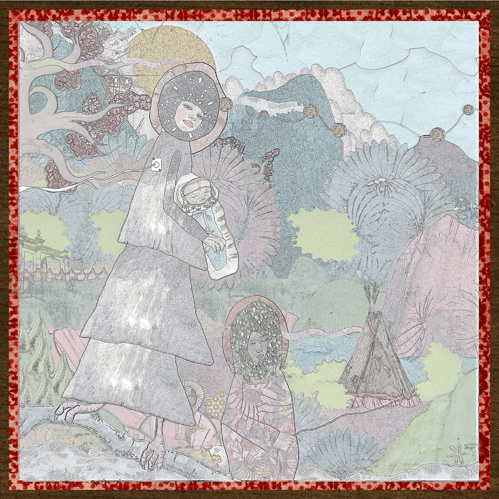 Album cover art for "Feminine Effects" by of Montreal & Rebecca Cash