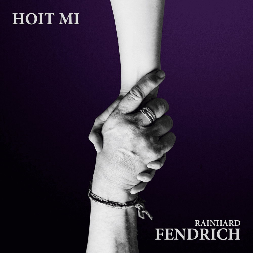 Album cover art for "Hoit mi" by Rainhard Fendrich