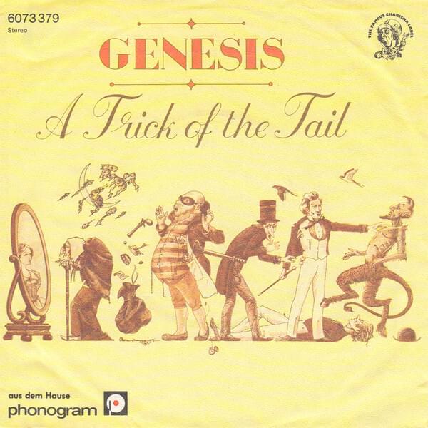 Album cover art for "A Trick of the Tail" by Genesis