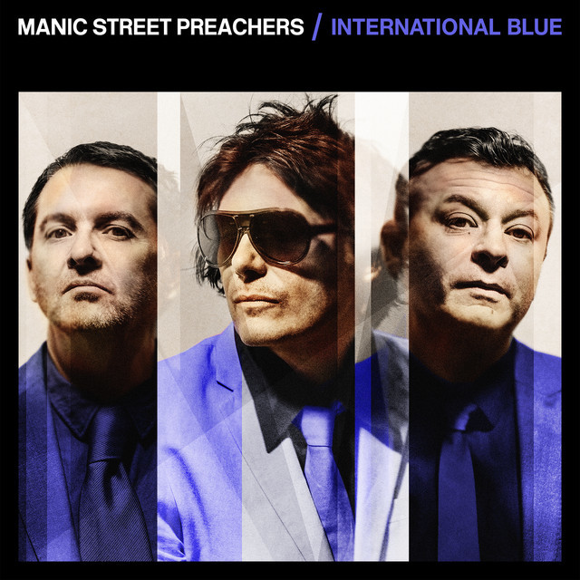 Album cover art for "International Blue" by Manic Street Preachers