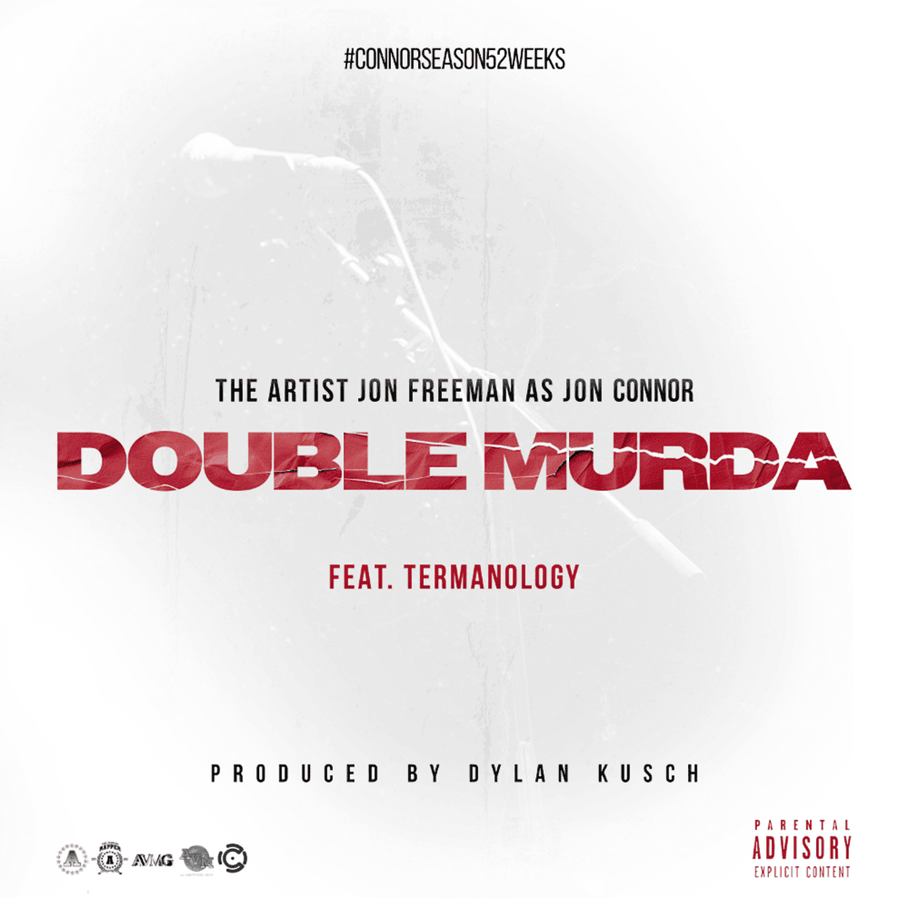 Album cover art for "Double Murda" by Jon Connor
