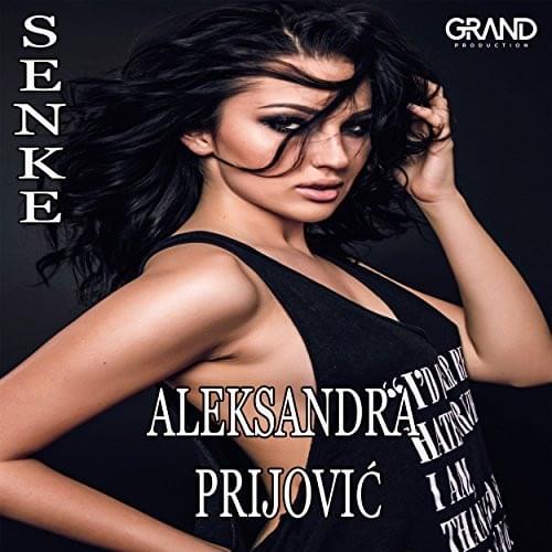 Album cover art for "Senke" by Aleksandra Prijović