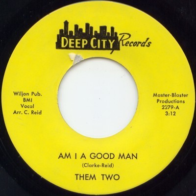 Album cover art for "Am I A Good Man" by Them Two