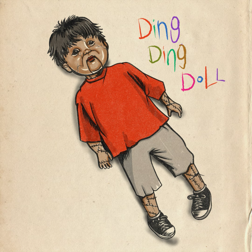 Album cover art for "Ding Ding Doll" by Insane Clown Posse