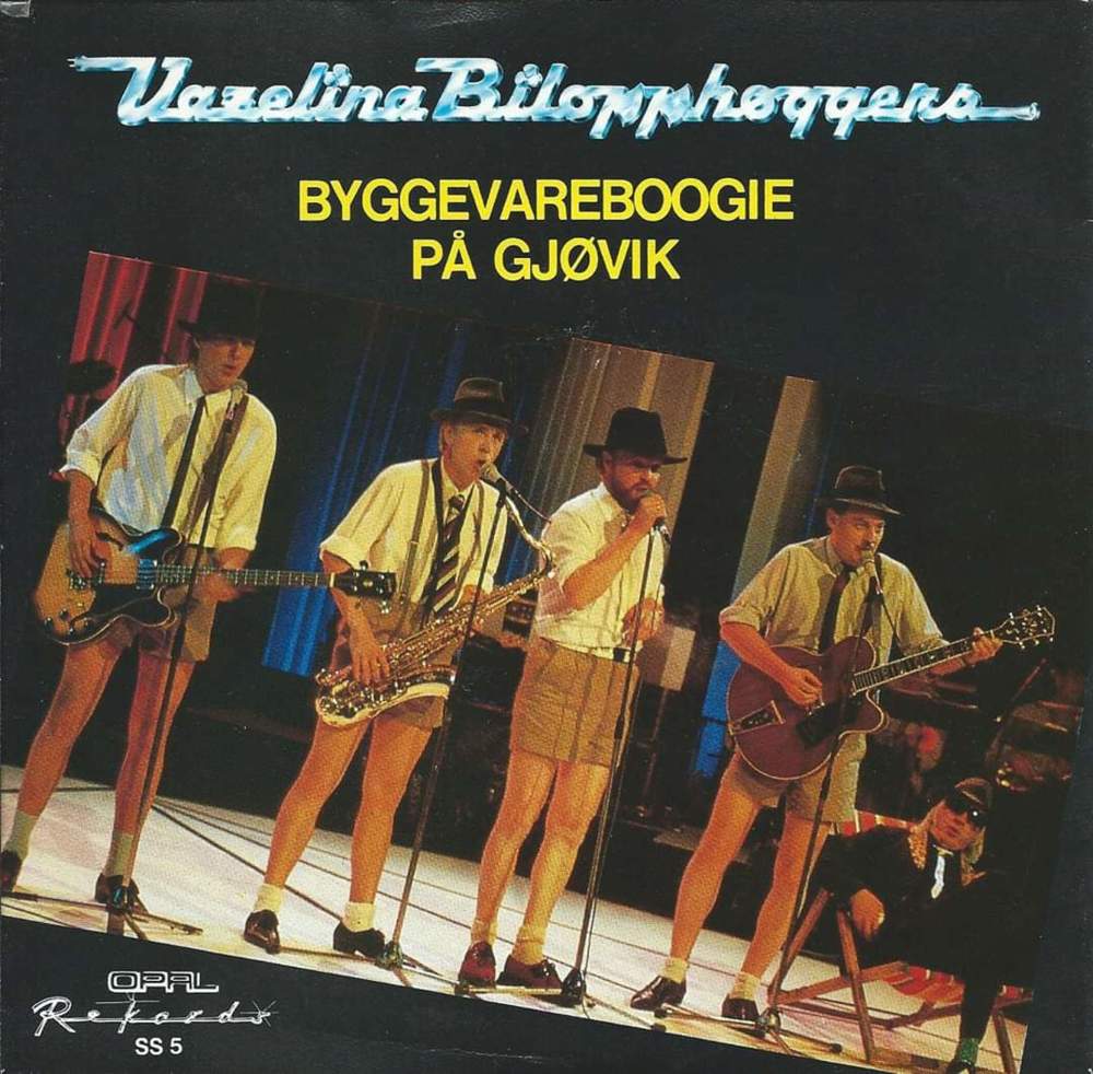Album cover art for "På Gjøvik (1985)" by Vazelina Bilopphøggers