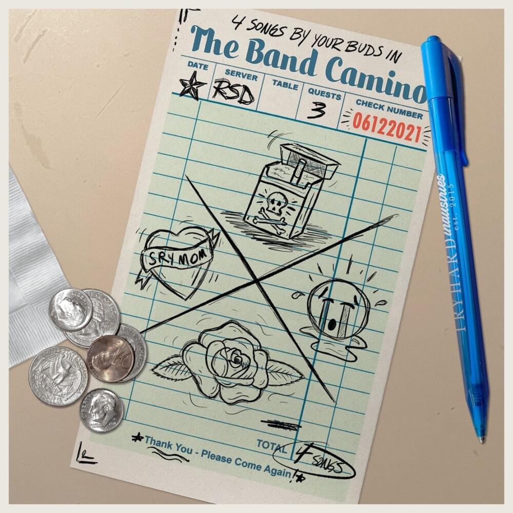 Cover image for 4 Songs by Your Buds in The Band CAMINO